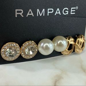 Rampage Set Of Earrings